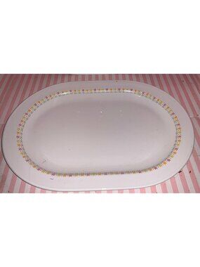 Corning Centura April Tulip Oval Platter 12-1/4" x 9"